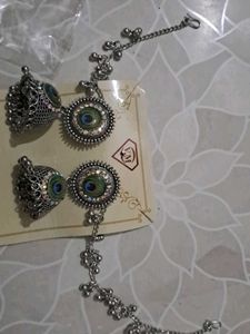 Peacock Jhumkha