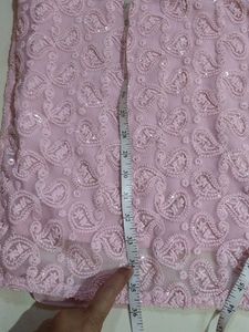 Pink Embellished Kurta
