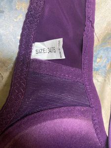 Purple Comfort Bra