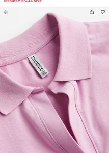h&amp;m Pink Cropped Top