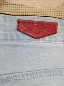 Light Blue/ Sky blue Capre Jeans