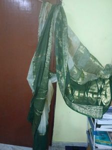 Green And Beige Saari