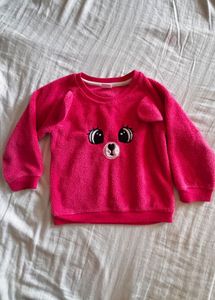 Cute Pink Bear Sweatshirt
