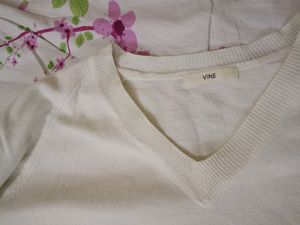 Off White Cotton Top