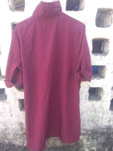 Button-Down Long Shirt