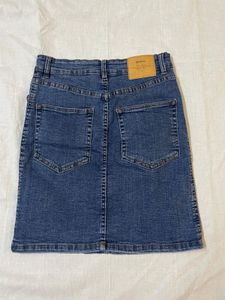 Denim Short Skirt