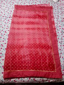Red Saree with Blouse