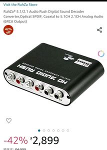 Audio Rush Digital Sound Decorder..... Au...