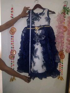 New Party Wear Organza Frock