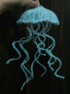 Big Jellyfish Handmade Fairycore Lamp