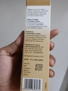 Lacto Calamine Under Eye Cream