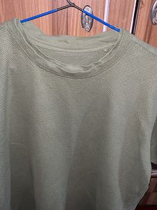 Westside Oversized Olive Green T-shirt.