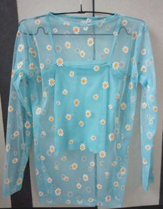 Daisy Sheer Top