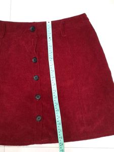 Maroon Skirt