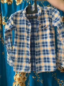 Checked Blue Shirt