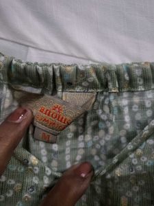 Peplum Kurti With Dhoti Pant