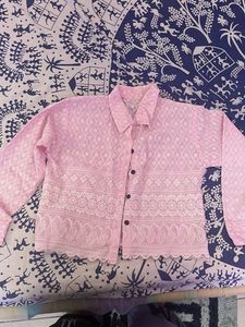 Pink Embroidered top