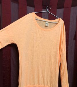 Pink Long Sleeve T Shirt