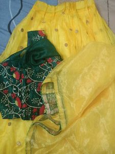 Fully Stitched Lehenga Choli Set
