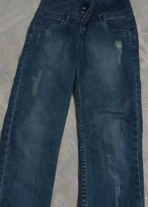 Distressed Denim Jeans