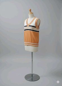 Striped Knit Sweater Vest