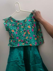 Girls' Ethnic Skirt &amp; Top Set