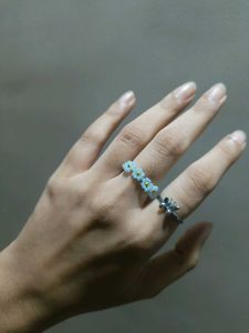 Beaded Handmade Flower Ring