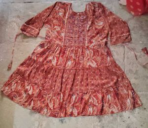 Floral Tiered Kurti