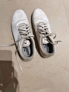 Puma White Everyday Sneakers - Used