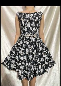 Floral Fit & Flare Dress