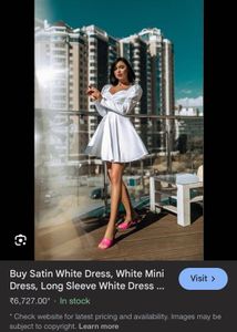 White Long Sleeve Fit &amp; Flare Backless Dress