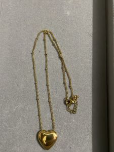 Chunky Heart Anti Tarnish Necklace