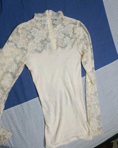 Sleeves Solid Women Top