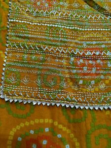 ♥️💫 Bandhej Print Ethnic Pre Love Kurta