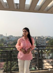 Pink Checkered Dress