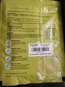 Kojic Acid &amp; Tumeric Cleansing Pads