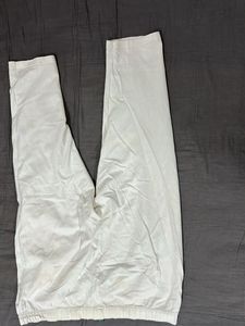 White Capri Leggings
