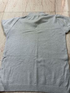 Silver Knit Top