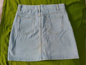 Denim Mini Skirt