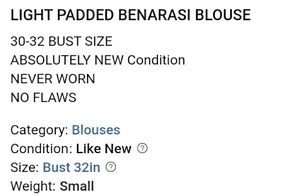LIGHT PADDED BENARASI BLOUSE