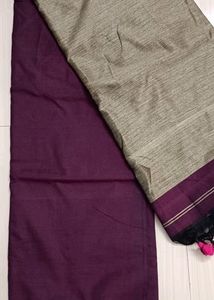 Khadi Cotton Silk Blend Saree