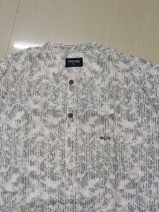 Peter England Casual Shirt,Round Neck Kurta