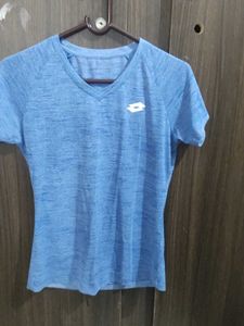 Lotto Blue V-Neck T-Shirt