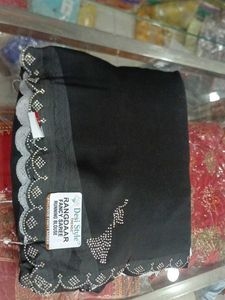 Elegant Black Saree