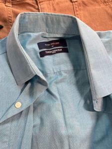 Men&#39;s Blue Long Sleeve Shirt