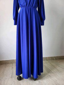 Elegant Blue Midi Dress