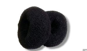 Black Hair Bun - Large (2pcs)