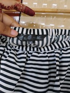 Striped Off-the-Shoulder Dress