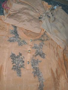 Peach Kurta Set &amp; Dupatta