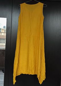 Yellow Embroidered Kurta